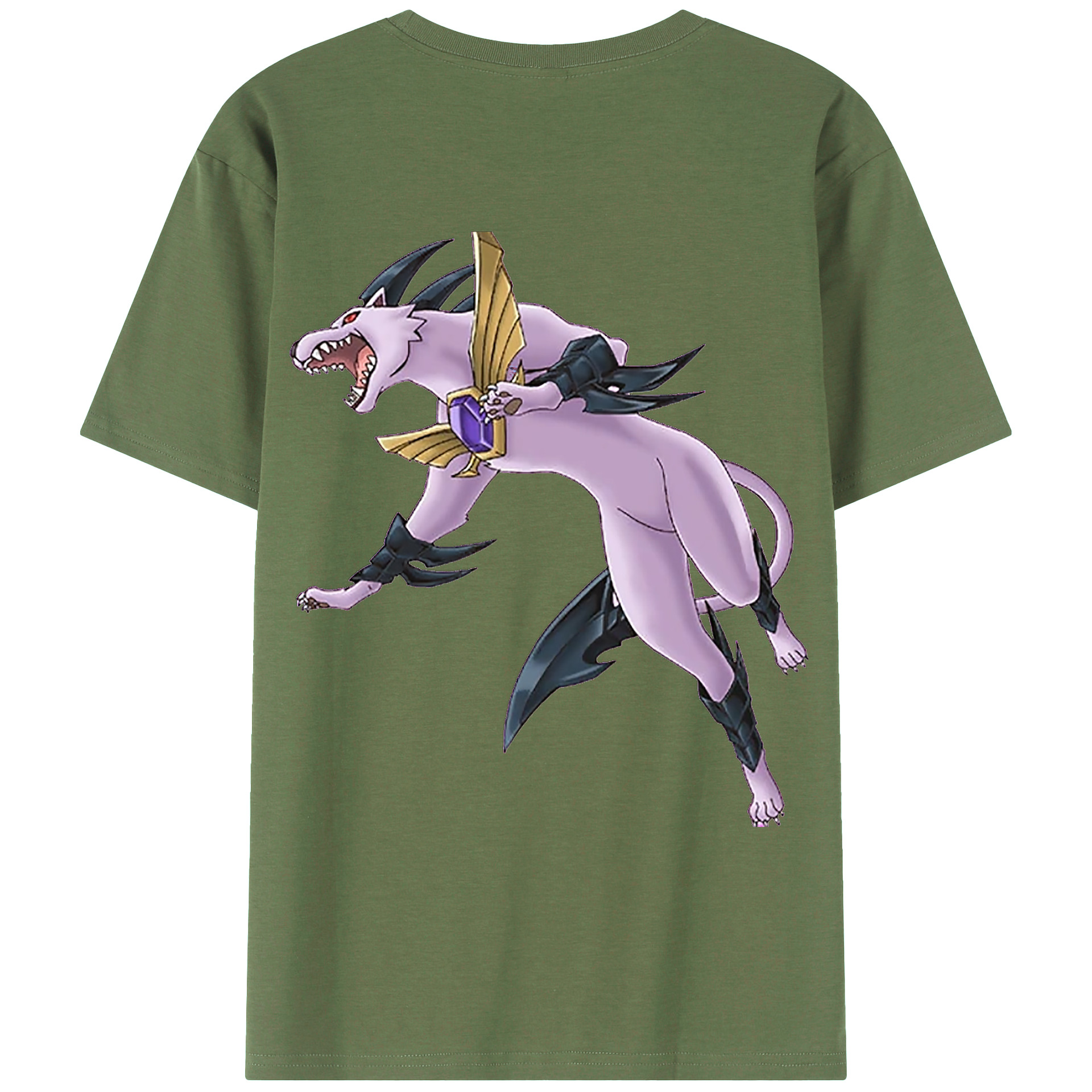 （画像用） 遊☆戯☆王 Yu-Gi-Oh! 綿100％ メンズ半袖Tシャツ（バックプリント） 通気性
